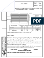 Aluminium Housed Power Wirewound Resistor Style RFH 1000 & RFH 1400 & RFH 1900