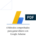 4 Metodos para Ganar Dinero Con Adsense