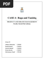 CASE 4: Raga and Tanishq: Product and Brand Management