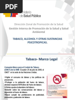 Ley Organica de Control y Regulación de Tabaco