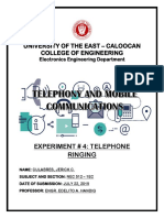 Expt 4 Telephony and Mobile Communications