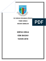 Kertas Kerja Kem Ibadah