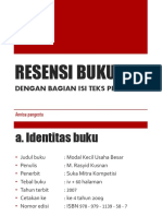 Resensi Buku Modal Kecil Usaha Besar M.Rasyid Kusnan - Dengan Bagian Isi Teks Prosedur PDF