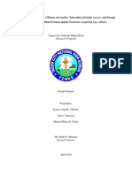 Bioefficacy of Bitter Vine (Mikania Micrantha), Tuba-Tuba (Jatropha Curcas), and Paragis (Eleusine Indica) Plant Extracts Against Fusarium Oxysporum F.sp. Cubense