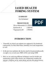 IoT BASED HEALTH MONITORING SYSTEM