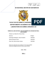 Informe #7 - Química Orgánica II PDF