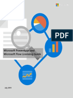 Microsoft Powerapps and Microsoft Flow Licensing Guide: July 2019