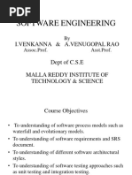 Software Engineering: I.Venkanna & A.Venugopal Rao