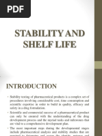 Stability and Shelf Life