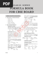 Science Formula Book 1