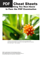 PMP Cheat Sheet