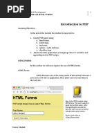 Introduction To PHP PDF