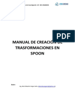 Manual de Creación de Trasformaciones en Spoon 1