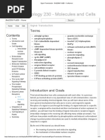 Biology 230 - Molecules and Cells: Terms