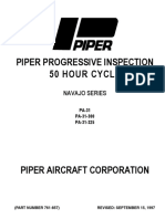 2 Piper Progressive Inspection 50 Hour Cycle