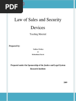 Law of Sales and Security