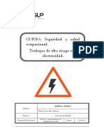 Trabajos de Alto Riesgo Con Electricidad PDF