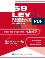 Ley 259 de Control Al Expendio y Consumo de Bebidas Alcohólicas