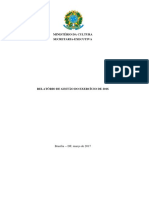 Relatório de Gestão Do Exercício de 2016