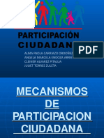 Mecanismos de Participacion Ciudadana