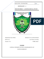 Sociology - I "Rural Migration in India": A Sociological Study