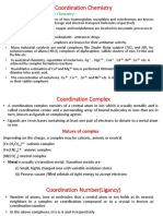 Coordination Chemistry