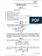 3862 15A01308 Mechanics of Solids