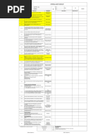 ISO Checklist