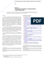 Determining The Rheological Properties of Asphalt Binder Using A Dynamic Shear Rheometer