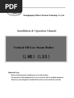 3 Vertial Oil Gas Steam Boiler Installation Operation Manual