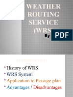 Weather Routing Service (WRS)