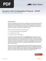 DHCP Feature Overview Guide