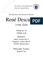 René Descartes: Group No. 12 STEM 12-B Members