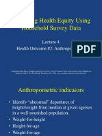 Analyzing Health Equity Using Household Survey Data