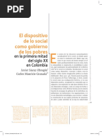 El Dispositivo de Lo Social Como Gobierno de Los Pobres