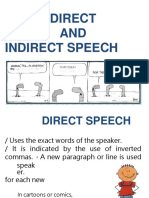 Direct and Indirect Speech