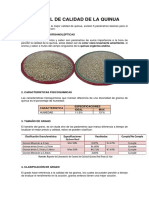 Control de Calidad de La Quinua