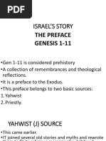 ISRAELS STORY The Preface