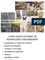 Como Hacer Un Panel de Inspiración o Moodboard