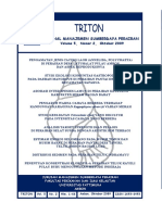 Jurnal Manajemen Sumberdaya Perairan: Volume 5, Nomor 2, Oktober 2009