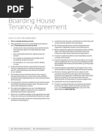 Boarding House Tenancy Agreement