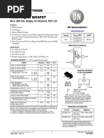 2N7002K, 2V7002K Small Signal MOSFET