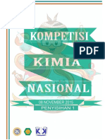 Soal Penyisihan Kompetisi KImia Unair 2015