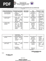 Youth For Enviroment in Schools Organization (Yes-O) Action Plan