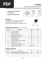 BLV4N60: Avalanche Energy Specified BV 600V Fast Switching R 2.2 Simple Drive Requirements I 4A