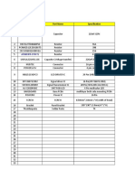 LED Display Panel P2.75 (Dummy BOM) : S.No. Part Code Part Name Specification