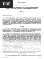 Petitioner Vs Vs Respondent: First Division