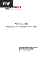 ADS Chapter 625 Accounts Receivable and Debt Collection