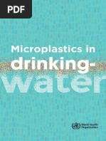 WHO On Microplastics