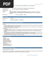 SIMS - Sensors, Instruments and Measurement Systems